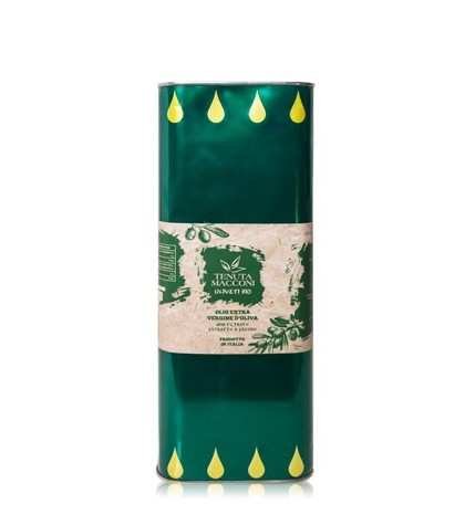 OLIO EXTRAVERGINE di OLIVA bio Sicilia ARTIGIANALE non filtrato - latta