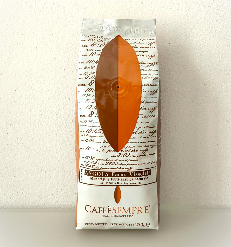 CAFFE' monorigine ANGOLA Vissolela 100% Arabica macinato fresco - 250g