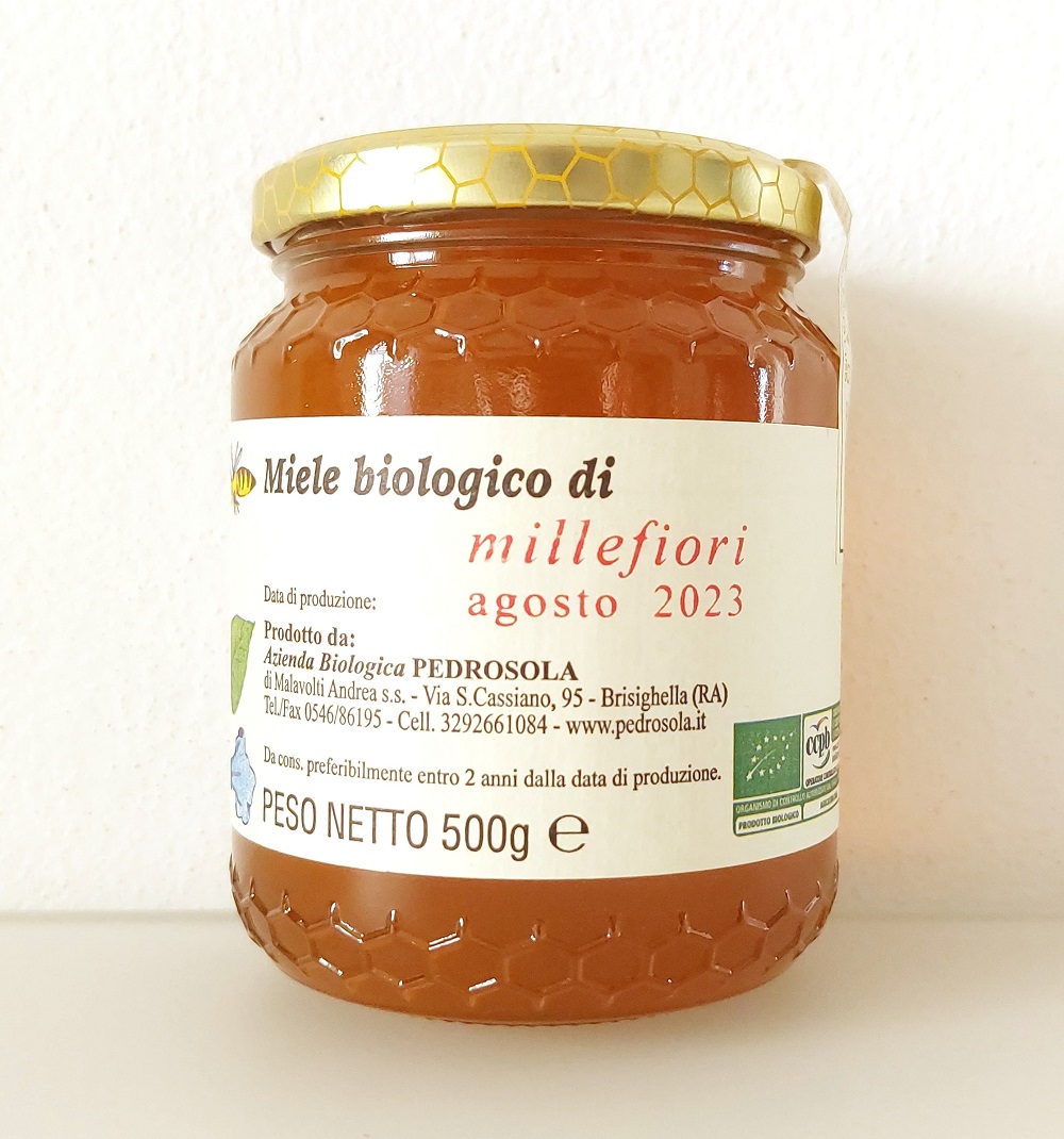 MIELE GREZZO BIO di MILLEFIORI dell'Appennino Romagnolo
