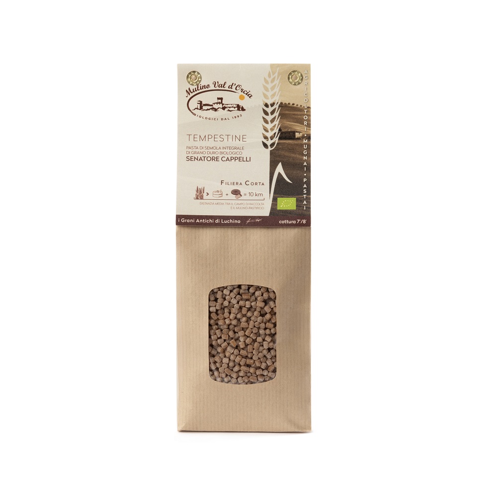 TEMPESTINE grano duro integrale SENATORE CAPPELLI bio Val d'Orcia