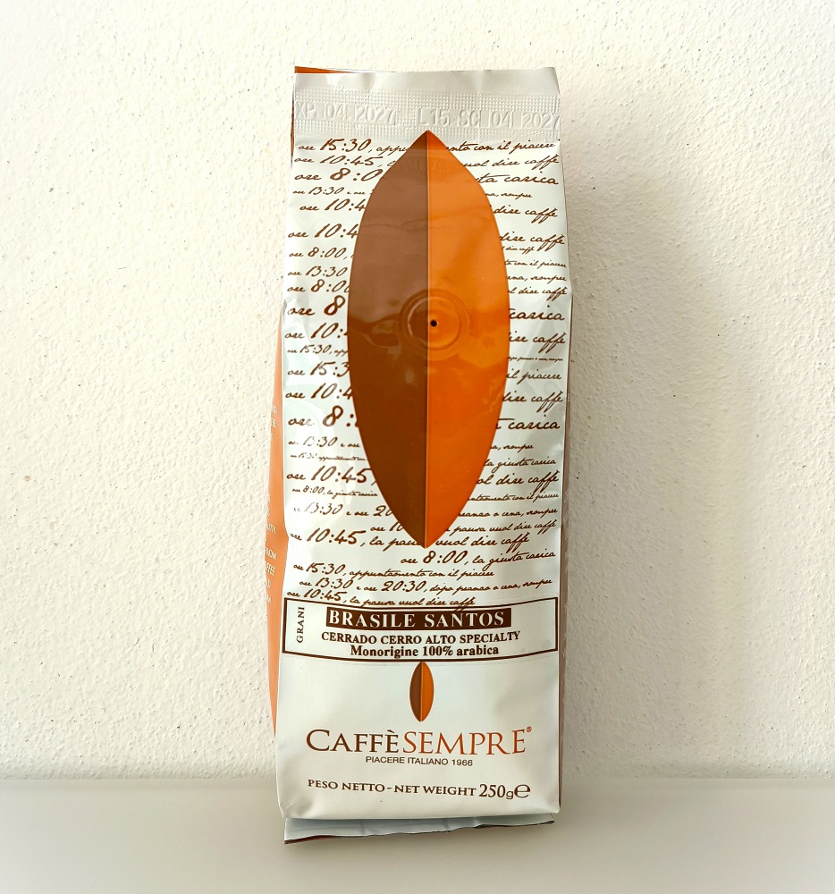 CAFFE' monorigine BRASILE Santos Cerro Alto 100% Arabica macinato fresco - 250g