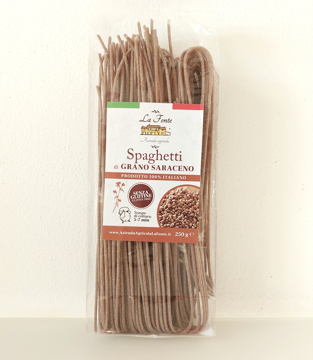 SPAGHETTI di GRANO SARACENO -senza glutine- colline Marchigiane