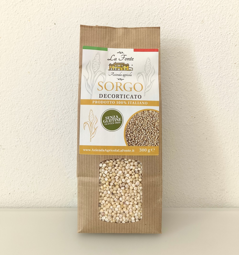 SORGO decorticato -senza glutine- colline Marchigiane