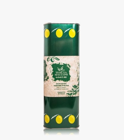 OLIO EXTRAVERGINE di OLIVA bio Sicilia ARTIGIANALE non filtrato - latta